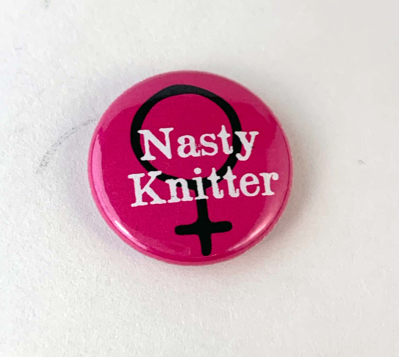 Nasty Knitter pin